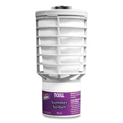 Rubbermaid® Commercial TCell Air Freshener Dispenser Oil Fragrance Refill, Summer Sorbet, 1.6 oz, 6/Carton