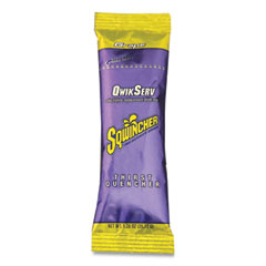 Sqwincher® Thirst Quencher QwikServ Electrolyte Replacement Drink Mix, Grape, 1.26 oz Packet, 8/Pack