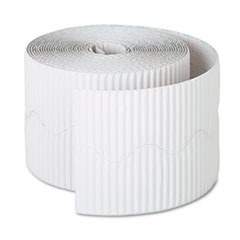 Pacon® Bordette Decorative Border, 2 1/4" x 50' Roll, White