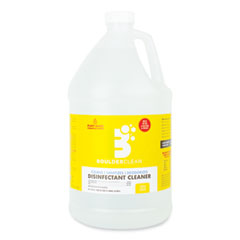 Boulder Clean Disinfectant Cleaner, 128 oz Bottle, 4/Carton