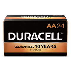 Duracell® CopperTop Alkaline AA Batteries, 24/Box