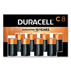 Duracell® CopperTop Alkaline C Batteries, 8/Pack