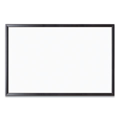 U Brands Magnetic Dry Erase Board with MDF Frame, 35 x 23, White Surface, Black Frame