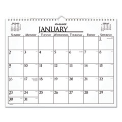 AT-A-GLANCE® Business Monthly Wall Calendar, 15 x 12, White/Black Sheets, 12-Month (Jan to Dec): 2023