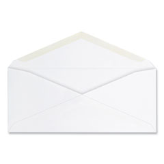 Universal® Business Envelope, #10, Commercial Flap, Gummed Closure, 4.25 x 9.63, White, 125/Box