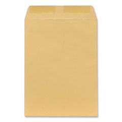 Universal® Catalog Envelope, 28 lb Bond Weight Kraft, #10 1/2, Square Flap, Gummed Closure, 9 x 12, Brown Kraft, 100/Box