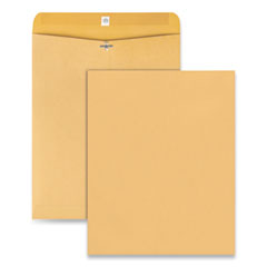 Universal® Catalog Envelope, 28 lb Bond Weight Kraft, #105, Square Flap, Clasp/Gummed Closure, 11.5 x 14, Brown Kraft, 100/Pack