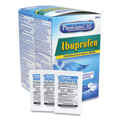 PhysiciansCare® Ibuprofen Medication, Two-Pack, 50 Packs/Box