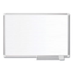 MasterVision® Ruled Magnetic Steel Dry Erase Planning Board