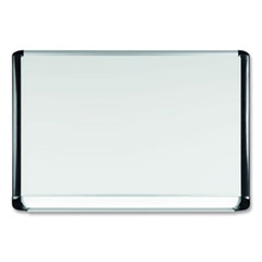 MasterVision® Pure Platinum Magnetic Dry Erase Board, 72 x 48, White Surface, Silver/Black Aluminum Frame