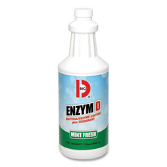 Big D Industries Enzym D Digester Deodorant, Mint, 32 oz Bottle, 12/Carton