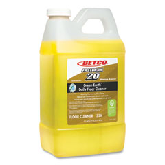 Betco® Green Earth Daily Floor Cleaner, 2 L Bottle, Unscented, 4/Carton