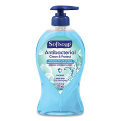 Softsoap® Antibacterial Hand Soap, Clean & Protect, Cool Splash, 11.25 oz Pump Bottle