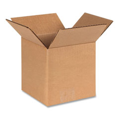Coastwide Professional™ Fixed-Depth Shipping Boxes, Regular Slotted Container (RSC), 6" x 6" x 6", Brown Kraft, 25/Bundle