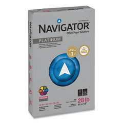Navigator® Platinum Paper, 99 Bright, 28 lb, 11 x 17, White, 500 Sheets/Ream, 5 Reams/Carton