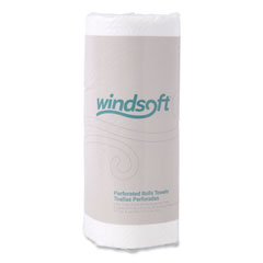 Windsoft® Kitchen Roll Towels, 2-Ply, 11 x 8.5, White, 85/Roll