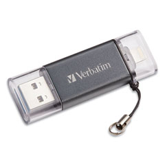 Verbatim® Store 'n' Go® Dual USB 3.0 Flash Drive for Apple® Lightning® Devices