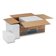 Dixie® 1/6-Fold Linen Replacement Towels, 13 x 17, White, 200/Box, 4 Boxes/Carton