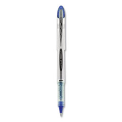 uniball® VISION ELITE Roller Ball Pen, Stick, Bold 0.8 mm, Blue Ink, White/Blue Barrel