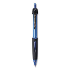 uni-ball® Power Tank RT Ballpoint Pen, Retractable, Bold 1 mm, Blue Ink, Translucent Blue Barrel, Dozen