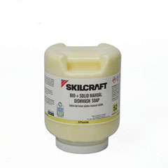 7930016717469, SKILCRAFT Bio+ Manual Dish Soap. 5 lb Bottle, 2/Carton