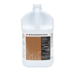 3M™ HB Quat Disinfectant Cleaner Concentrate, High Flow, 1 gal Bottle, 4/Carton
