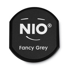 NIO® Ink Pad for NIO Stamp with Voucher, 2.75" x 2.75", Fancy Gray