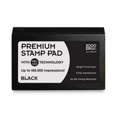 COSCO Microgel Stamp Pad for 2000 PLUS, 4.25" x 2.75", Black