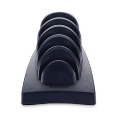 Kensington® InSight Priority Puck Five-Slot Desktop Copyholder, Plastic, Blue