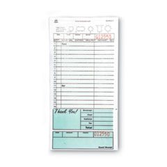 AmerCareRoyal® Guest Check Book, Two-Part Carbonless, 4.2 x 8.6, 1/Page, 50 Forms/Book, 50 Books/Carton