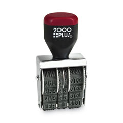 COSCO 2000PLUS® Traditional Date Stamp, Six Years, 1.38" x 0.19"