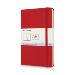 Moleskine® Art Collection Sketchbook, Black Cover, 8.25 x 11.75, 111 lb Text Paper Stock, 48 Sheets