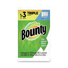 Bounty® Select-a-Size Kitchen Roll Paper Towels, 2-Ply, White, 5.9 x 11, 147 Sheets/Roll, 12 Rolls/Carton