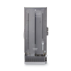 Dixie® SmartStock Utensil Dispenser, Forks, 10 x 8.78 x 24.75, Smoke