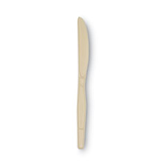 Dixie® SmartStock Plastic Cutlery Refill, Knives, 7", Series-O Mediumweight Bio-Blend Beige, 40/Pack, 24 Packs/Carton
