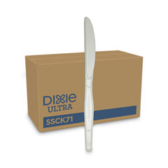 Dixie® SmartStock Plastic Cutlery Refill, Knife, Natural, 40/Pack, 24 Packs/Carton