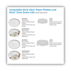 Compatible Dixie Pathway Heavyweight Paper Plates - 125 per pack