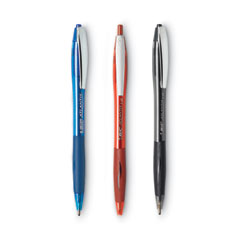 BIC® GLIDE Bold Ballpoint Pen, Retractable, Bold 1.6 mm, Assorted Ink and Barrel Colors, 3/Pack