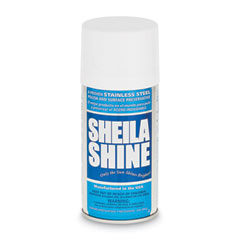 Sheila Shine Stainless Steel Cleaner and Polish, 10 oz Aerosol Spray, 12/Carton