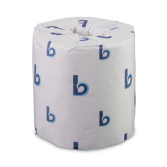 Boardwalk® 2-Ply Toilet Tissue, Septic Safe, White, 156.25 ft Roll Length, 500 Sheets/Roll, 96 Rolls/Carton