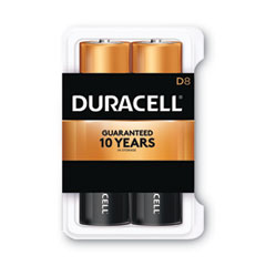 Duracell® CopperTop Alkaline D Batteries, 8/Pack
