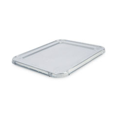 Boardwalk® Half Size Aluminum Steam Table Pan Lid, Deep, 100/Carton