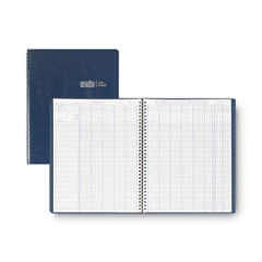 House of Doolittle™ Recycled Class Record Book, 9-10 Week Term: Two-Page Spread (35 Students), Two-Page Spread (8 Classes), 11 x 8.5, Blue Cover
