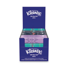 Kleenex® On The Go Packs Facial Tissues, 3-Ply, White, 10 Sheets/Pack, 16 Packs/Box, 12 Boxes/Carton