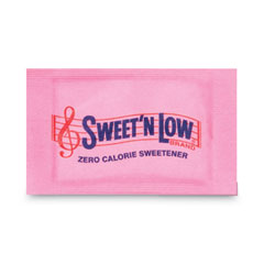 Sweet'N Low® Zero Calorie Sweetener, 1 g Packet, 400 Packet/Box, 4 Box/Carton