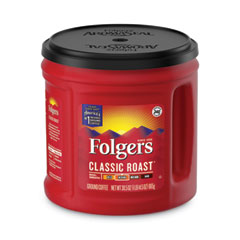 Folgers® Coffee, Classic Roast, 30 1/2 oz Canister, 6/Carton, 294/Pallet