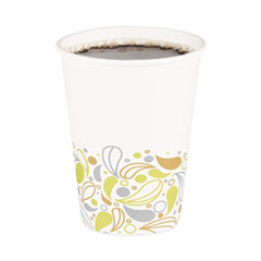 Boardwalk® Deerfield Printed Paper Hot Cups, 12 oz, 50 Cups/Sleeve, 20 Sleeves/Carton