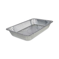 Boardwalk® Aluminum Steam Table Pans, Full-Size Deep, 3.19" Deep, 12.81 x 20.75, 50/Carton