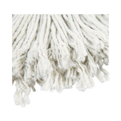 Boardwalk Banded Cotton Mop Head #24 White 12/Carton CM02024S 