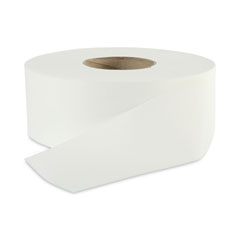 Boardwalk® Jumbo Roll Bathroom Tissue, Septic Safe, 2-Ply, White, 3.2" x 525 ft, 12 Rolls/Carton
